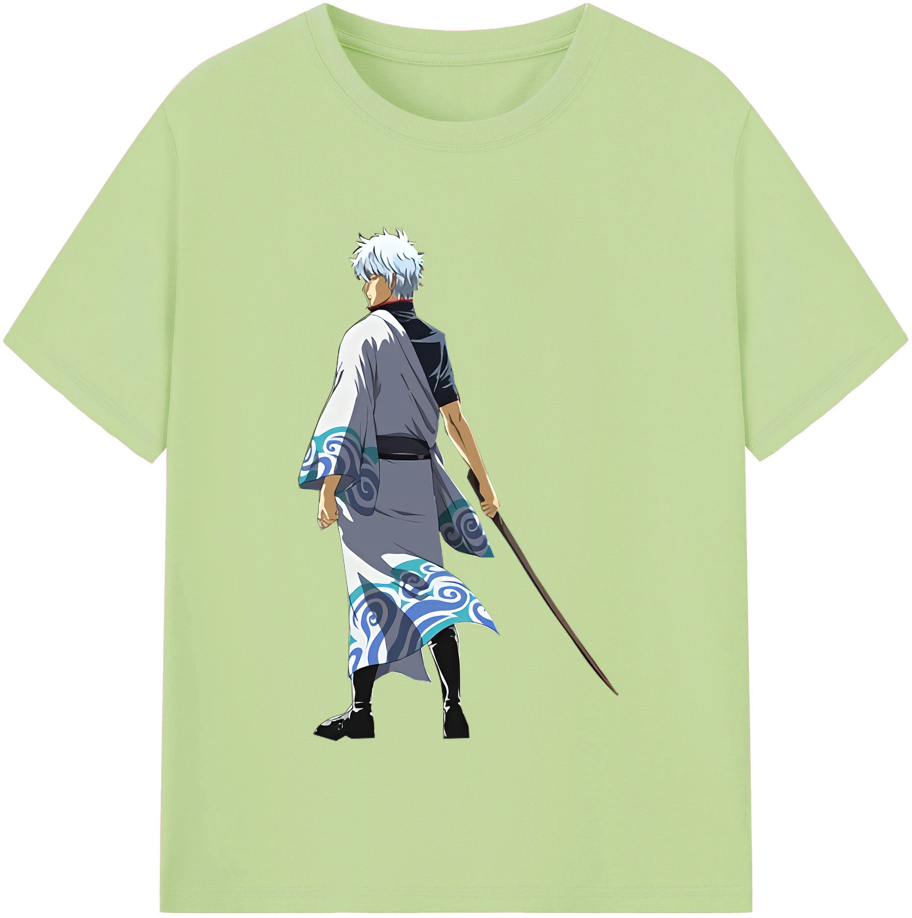 （画像用） ぎんたま 坂田銀時（さかたぎんとき） 神楽 志村新八（しむら しんぱち） GINTAMA Sakata Gintoki Kagura Shimura Shinpachi 綿100％半袖Tシャツ（フロントプリント）